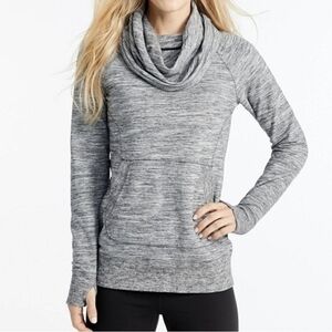 Gray Cowl Neck Women's Sweater